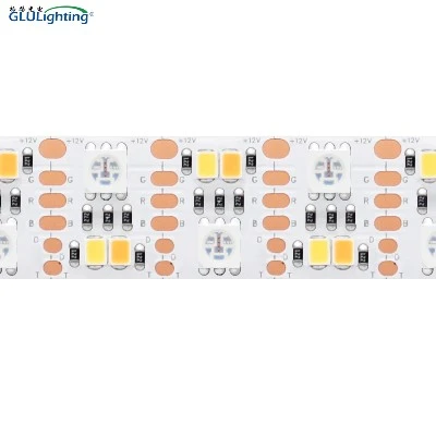 Kinotauglicher 95+ TLCI 98+ 1LED-Short-Cut-RGBCCT-LED-Streifen, 12 V/24 V, 216 LEDs pro Meter