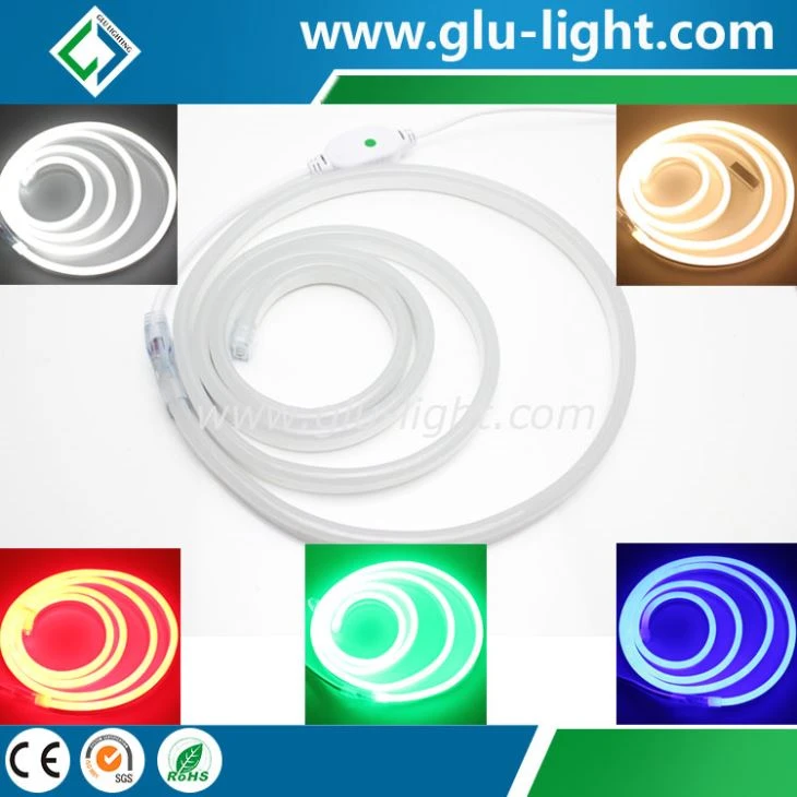 Soft light IP68 neon 2835 led strip dot free neon effect for outdoor